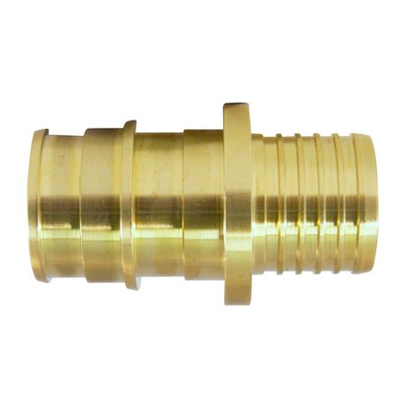 APOLLO PEX-A 1/2 in. Expansion PEX in to X 1/2 in. D Barb Brass Coupling EPXBC1212